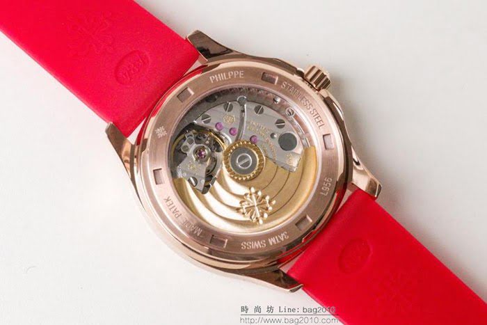 百達翡麗PATEK PHILPPE PP最新力作 原版複刻 女士腕表系列 18k玫瑰金鑲鑽 自動機械 女款手錶  wssb4048